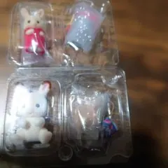 シルバニア 工作だいすき　ショコラウサギ　みるくウサギ　赤ちゃん