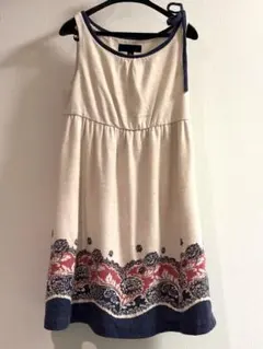 JILL STUART プリントニットワンピース　size:0