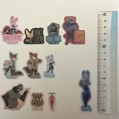 11枚　ズートピア フレークシール　ステッカー