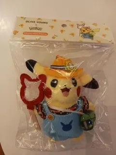 オリヤン ポケモン BBIA ピチュー オーバーグレーズ ポーチ オリーブ