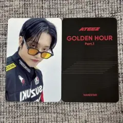 ATEEZ GOLDEN HOUR makestar ラキドロ トレカ ウヨン①