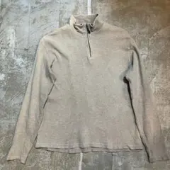 90s Polo by Ralph Lauren ハーフジップ M ベージュ