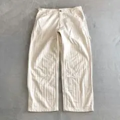 FOB FACTORY ヘリンボーンツイルペインターパンツ F0485 サイズ3