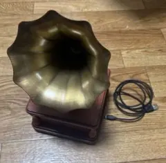 Bluetooth 蓄音機型 ポータブル スピーカー ミニ