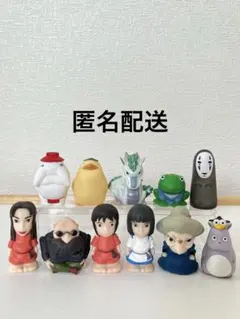 千と千尋の神隠し 指人形 フィギュア ソフビ 11体 リニューアル前 廃盤品