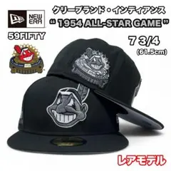 New Era 59FIFTY インディアンズ キャップ 7 3/4 ブラック New Era 59FIFTY インディアンズ キャップ 7 3/4 ブラック