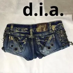 d.i.a. デニムショートパンツ　入手困難　平成ギャル　y2k ローライズ