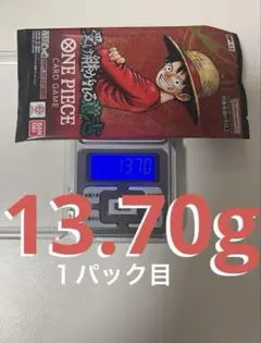 新品未開封　ワンピースカード　受け継がれる意志　5パックセット
