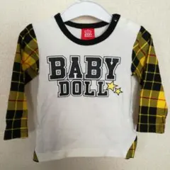 美品 BABY DOLL size80 チェック柄 子供人気