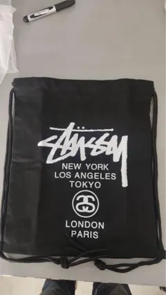 STUSSY ステューシー ナップサック リュックサック キャンバスバッグ