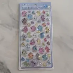 【正規品】しずくちゃん　ボンボンドロップシール　　大　しずくの森のなかまたち