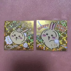うさぎ誕生日ステッカー 2024 2025ちいかわらんどノベルティ ④
