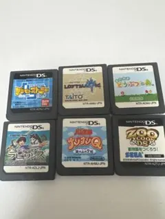 ニンテンドーDSソフト 6本セット　クリアケース付き