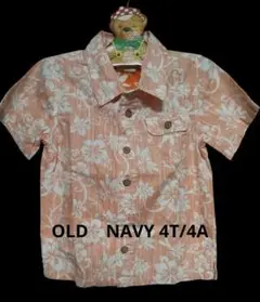 アロハシャツ　OLD　NAVY 4T/4A　キッズ