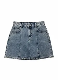 デニム Aライン ミニスカート デニムスカート