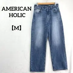AMERICAN HOLIC 【M】ストレートデニム ジーパン　綿100のサムネイル