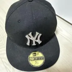 New Era 59FIFTY ブラックキャップ 7 3/8