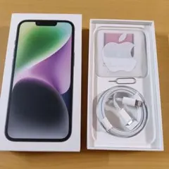Apple iPhone 14 128GB Midnight 箱 付属品