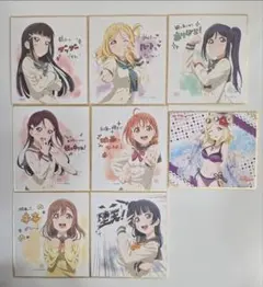 ラブライブ 虹ヶ咲 ニジガク 上原歩夢 映画 特典 色紙 第1章 第2章
