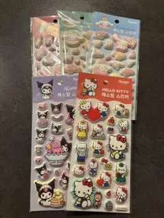 【正規品】 定価割れサンリオマシュマロシール 韓国ライセンス ©マークあり