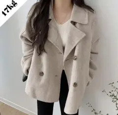 ショート丈カジュアルアウターコート Mサイズ