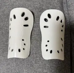 新品✨レガース サッカー ジュニア 子供用 シンガード スネあて 白　ホワイト