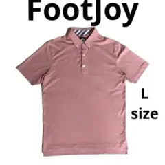 FootJoy フットジョイ ゴルフシャツ 半袖ポロシャツ ピンク M - メルカリ