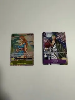 ワンピース　カード　プロモ おナミ ゾロ十郎
