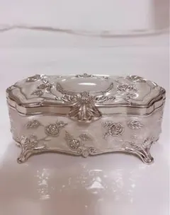 アンティーク風 薔薇デザイン コスメケース 小物入れ　姫系