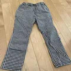 après les cours チェック柄 ロングパンツ 130
