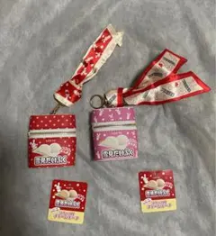雪見だいふく　ポーチ　スカーフ付き　キーホルダー