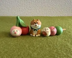 文鳥 さくらんぼ わんこ もち猫 だんご