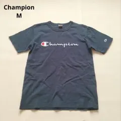 Champion　チャンピオン　ダークブルー　Tシャツ　綿　М　ネイビー