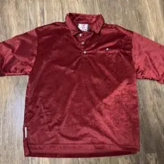 【人気アイテム】サノバチーズ　ポロシャツ　ベロア　ボタン　即完売　美品　L 2025年最新】SON OF THE CHEESE メンズ ポロシャツの人気