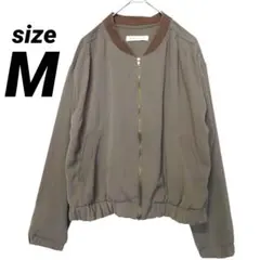 MAJESTIC LEGON ノーカラーブルゾン カーキ M カジュアルのサムネイル