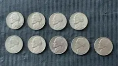 銀貨】25セント ワシントンクォーター 1964年以前 16枚セット 銀90