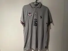 Polo Ralph Lauren ポロシャツ USA 16 M グレー