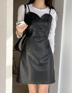 【美品】SHEIN DAZY サイドジップキャミドレス