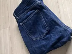 UNIQLO ストレートジーンズ 30インチ ダークブルー