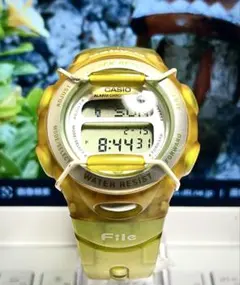 CASIO Baby-G File BGF-111イエロー デジタル 腕時計