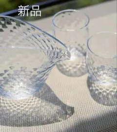 新品 津軽びいどろ 花瓶 ブルー 金彩 ガラス製 - メルカリ