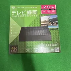 Seagate Expansion 2.0TB 外付けHDD
