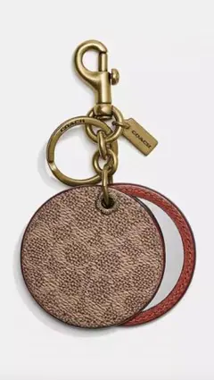 本日のみ価格　完売品　コーチ　ミラー バッグ チャーム シグネチャー キャンバス