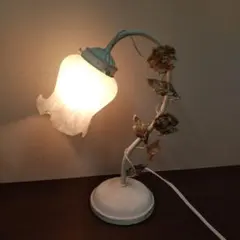 希少品!】デールティファニー 天使とお花 卓上ランプ アンティーク 