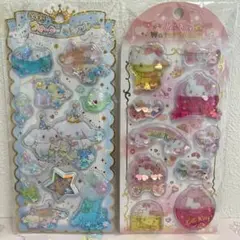 国内正規品 キラキラ ウォーターインシール サンリオ シナモロール ハローキティ