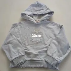 ケーキ刺繍 トレーナー 120cm フード付き　メゾピアノ