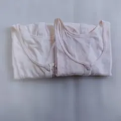 レディース 前開き 長袖肌着 Mサイズ 2枚セット