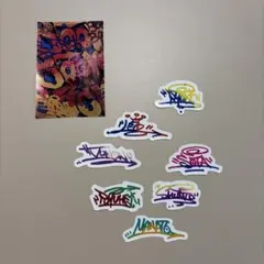 BE:FIRST Boom Boom Back ネームステッカーセット