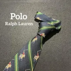大人気ロゴ柄【Ralph Lauren】ブランドネクタイ　ラルフローレン rl9