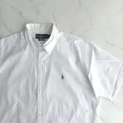 ラルフローレン 半袖シャツ LL 白 CLASSIC FIT